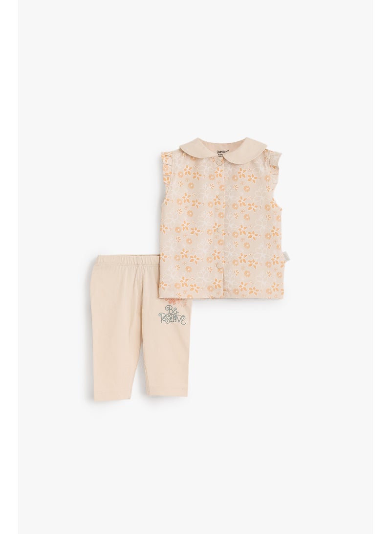 Junior Baby Girls Pyjama Set - Image 1