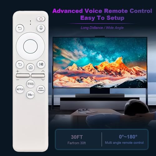 AULCMEET BP59-00149B TM2261S Replace Voice Smart Remote Control Compatible with Samsung Freestyle Portable Projector/Monitor SP-LFF3CLA SP-LSP38LA SP-LSP3BLAXZA LS49CG954SNXZA LS34BG850SNXZA LS32BM703UNXZA - Image 5