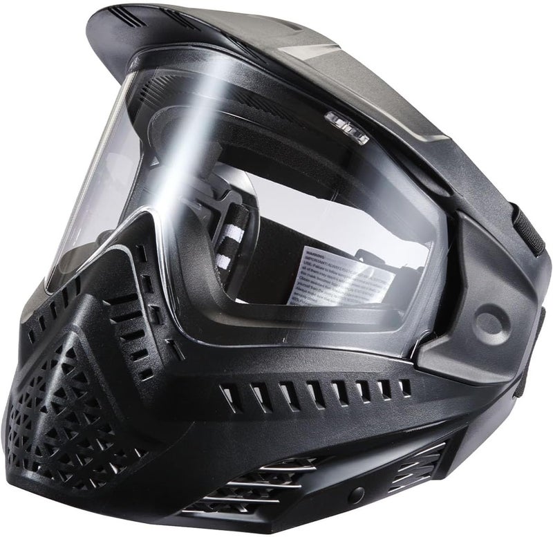 Lancer Tactical High Strength Polyethylene Full Face Airsoft Paintball Mask with Visor - Image 3