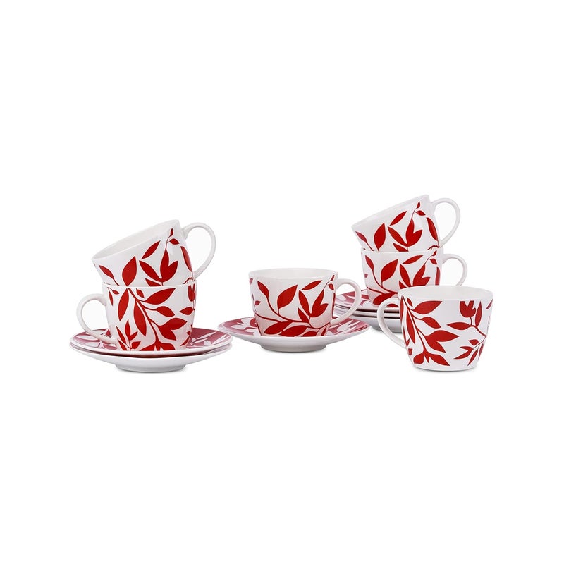 Dandy lines England by DATA Bone China Royal Cups And Saucers In Marrakech 53008 Pack Of 12 200 Ml Multicolor - Image 2
