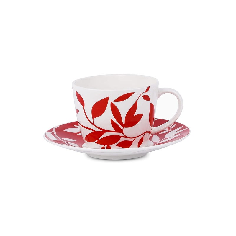 Dandy lines England by DATA Bone China Royal Cups And Saucers In Marrakech 53008 Pack Of 12 200 Ml Multicolor - Image 3