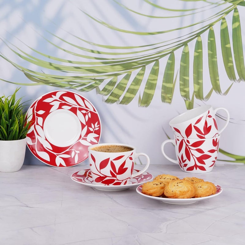 Dandy lines England by DATA Bone China Royal Cups And Saucers In Marrakech 53008 Pack Of 12 200 Ml Multicolor - Image 4