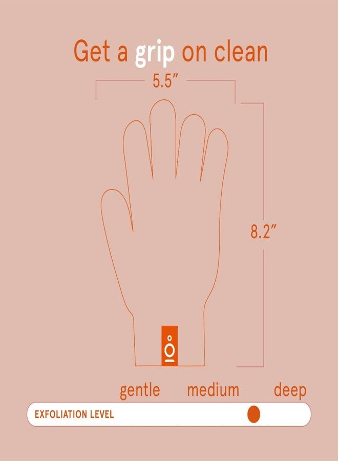 Cleanlogic Bath & Body Exfoliating Glove, Stretchy Bath & Shower Gloves, Reusable Exfoliator Tool for Smooth & Softer Skin, 3 Pairs, 6 Count - Image 3