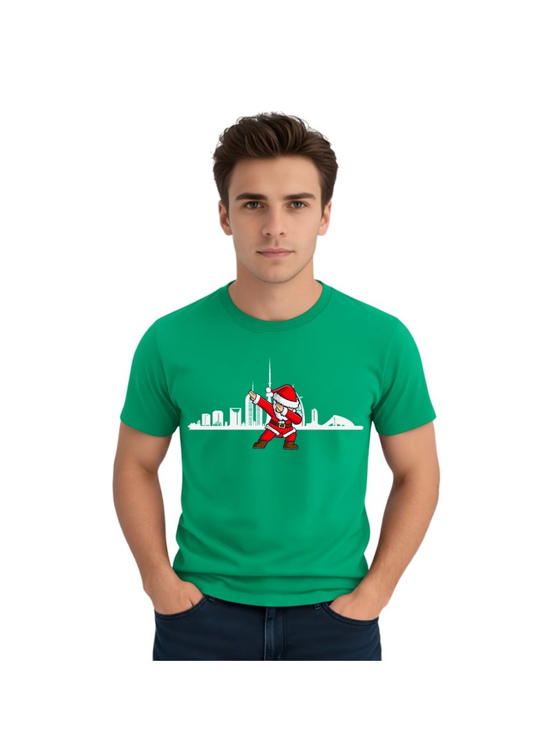 PRINTSHOP4ME Dabbing Santa T-Shirt For Christmas Suitable As Christmas Gift And Christmas Party Shirt For Adults - Image 1