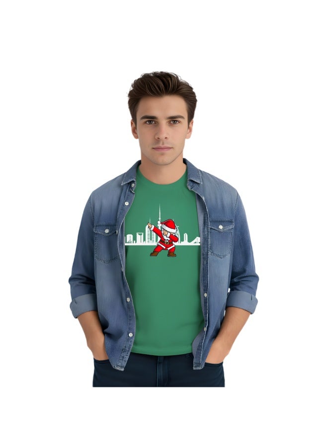 PRINTSHOP4ME Dabbing Santa T-Shirt For Christmas Suitable As Christmas Gift And Christmas Party Shirt For Adults - Image 3