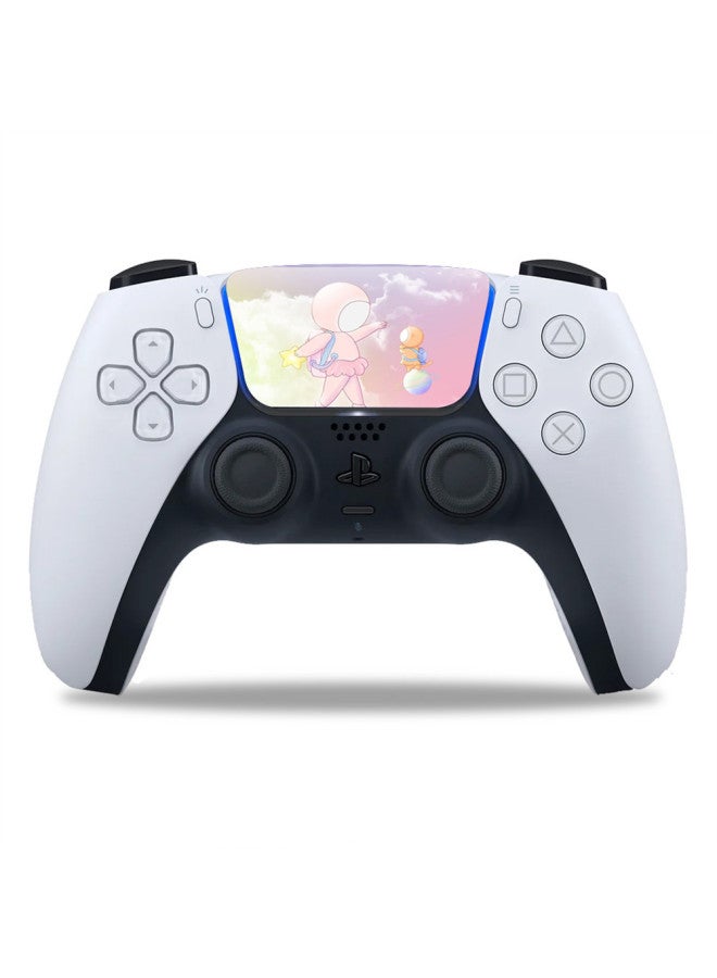 Suitable For PS5 Handle Touchpad Sticker All-inclusive PS5 Touch Drive Edition Digital Edition Handle Sticker Scrub Film-Color:TN-PS5TP-0223 - Image 1