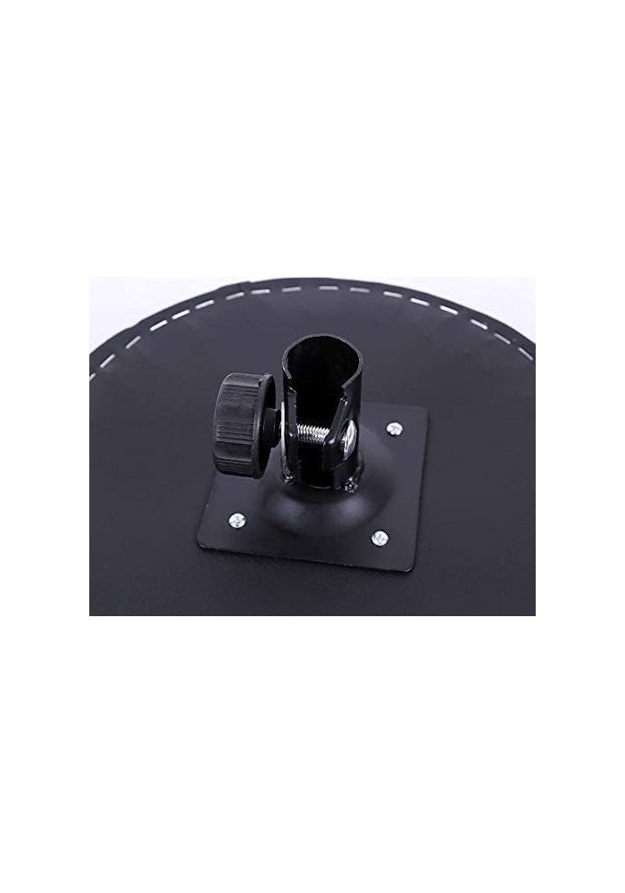 MegArya Adjustable Drum Playing Folding Stool - Black - Image 4