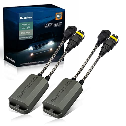 Bestview أفضل عرض H8 H9 H11 مجموعات فك تشفير Canbus التوافق مقاوم للت闪烁 مقاوم تحذير ملغٍ حزمة من 2 - Image 1