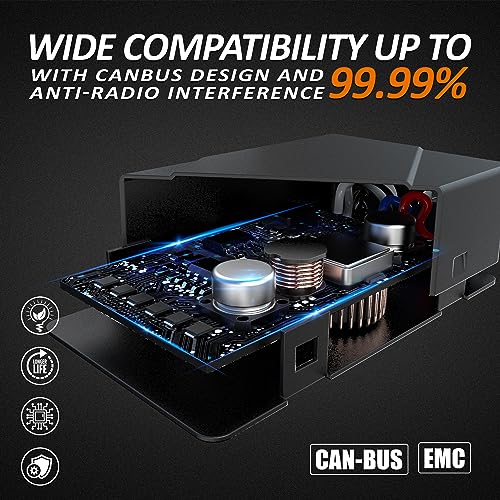 Bestview أفضل عرض H8 H9 H11 مجموعات فك تشفير Canbus التوافق مقاوم للت闪烁 مقاوم تحذير ملغٍ حزمة من 2 - Image 4