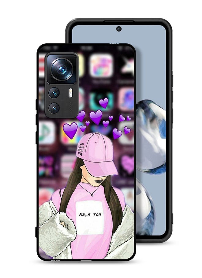 Tolwak - Xiaomi 12T Pro Protective Case Cover Anti Social Club - Image 1