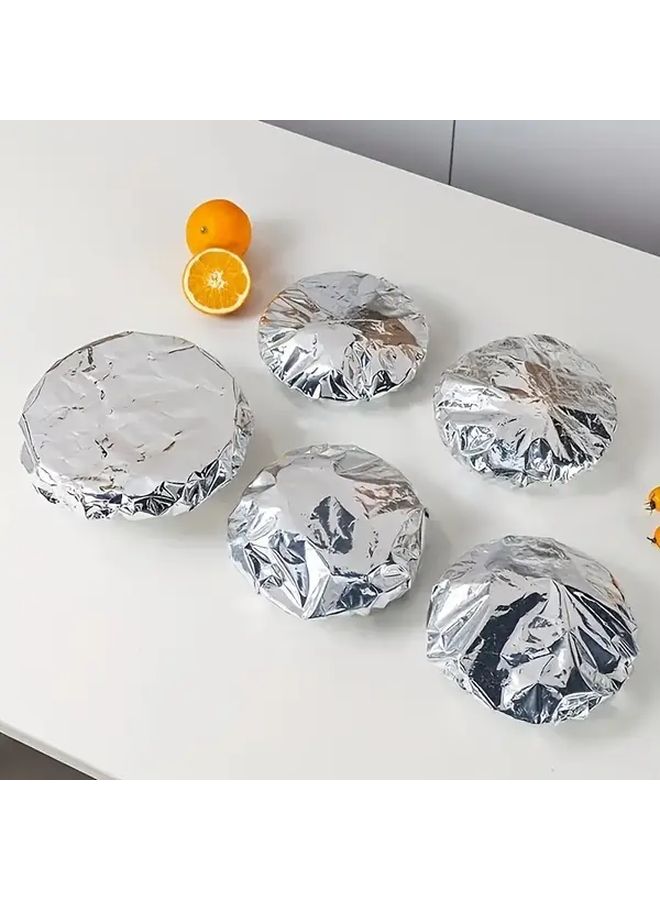 30pcs Reusable Aluminum Foil Food Cover Keep Warm Safe Durable Easy Clean For Bowls Plates - Image 3