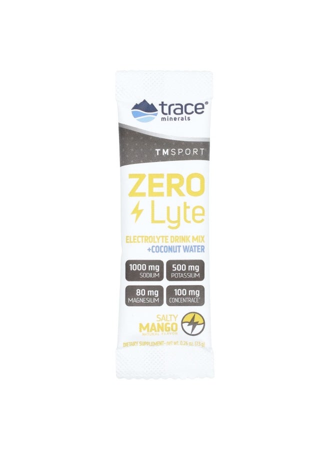 Trace, TM Sport, ZEROLyte, Electrolyte Drink Mix, Salty Mango, 30 Packets, 0.26 oz (7.3 g) Each - Image 3
