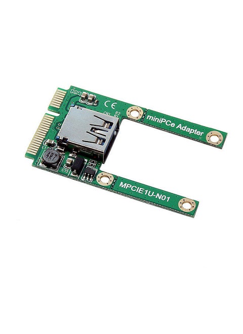 Mini PCI-E to USB2.0 Adapter Card PCI Express Card Support Full and Half Height Size