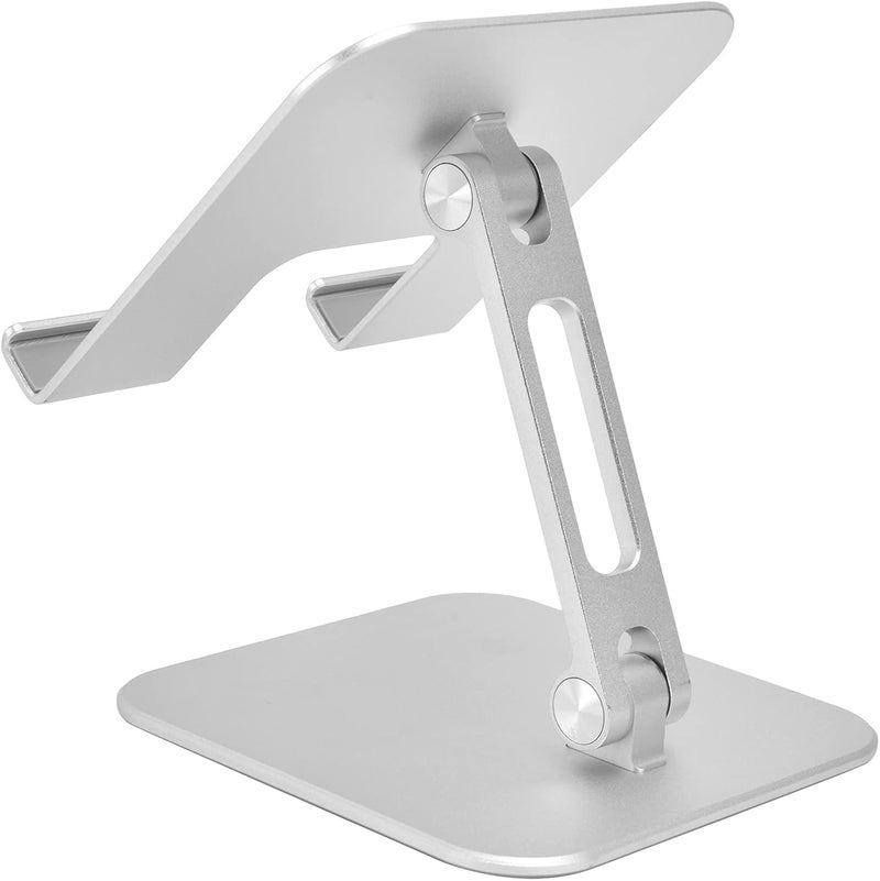 Adjustable Tablet Stand Holder, Aluminum Alloy Portable Foldable Desktop Stand, Dual Hinges Design for Optimal Viewing Angle, Anti - Slip Rubber Pads with Wide Compatibility for IP - Image 2