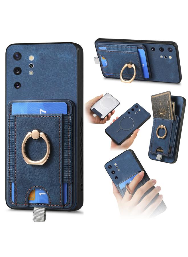 S-TOP Case For Samsung Galaxy Note10+ Retro Splitable Magnetic Card Bag Leather Phone Case - Image 1