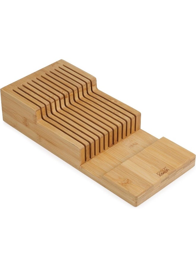 Joseph Joseph Joseph Joseph DrawerStore Knife Organizer Holds up to 12 Knives, Kitchen Organization & Drawer Storage - Bamboo  - Image 2