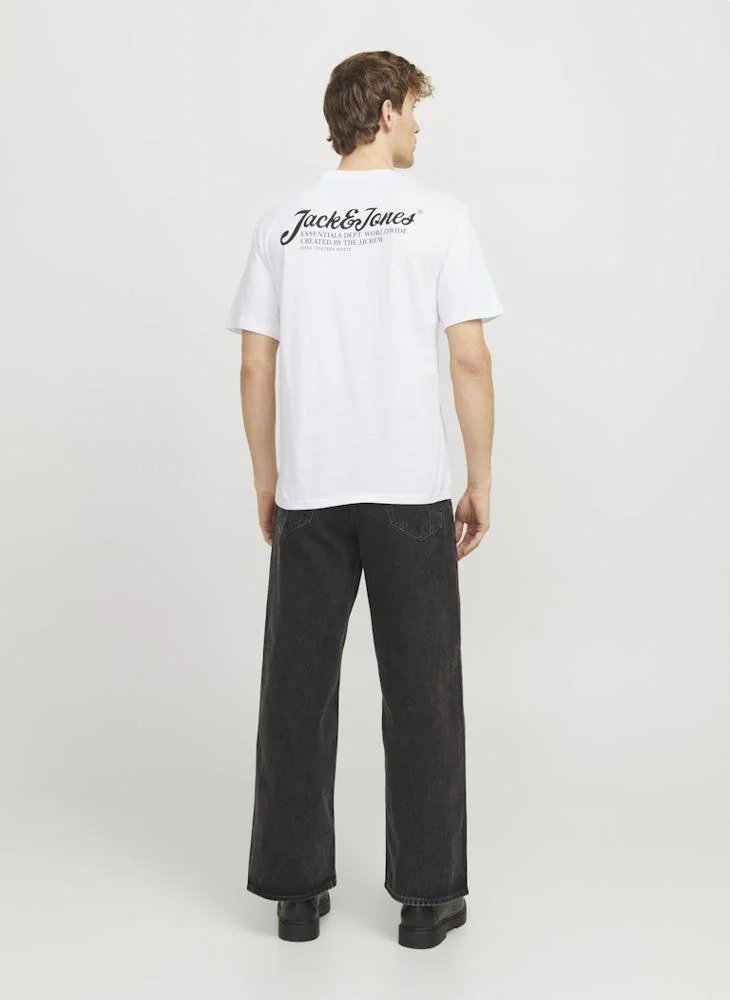 JACK & JONES Jjbeau Beau Crew Neck T-Shirt