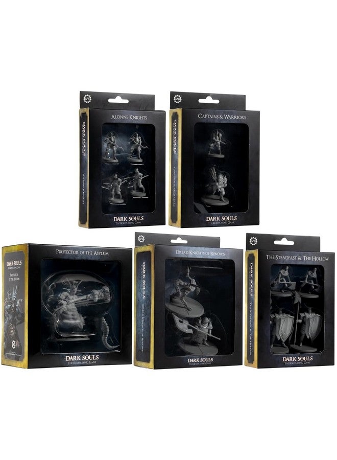 ألعاب ستيم فوجد مجموعة مجسمات لعبة Dark Souls The Roleplaying Game: Alonne Knights, Captains & Warriors, Protector Of The Asylum, Dread Knights Of Renown, and The Steadfast & The Hollow (13 مجسمًا) - Image 1