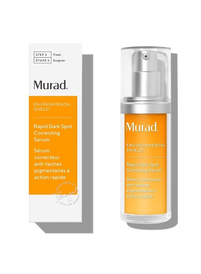 Murad Rapid Dark Spot Correcting Serum - Environmental Shield Skin Brightening Face Serum - Glycolic Acid Hyperpigmentation Treatment Backed by Science, 1.0 Fl Oz - Image 1