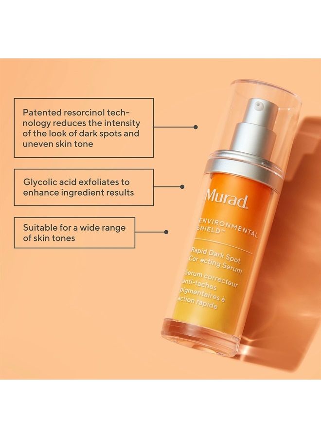 Murad Rapid Dark Spot Correcting Serum - Environmental Shield Skin Brightening Face Serum - Glycolic Acid Hyperpigmentation Treatment Backed by Science, 1.0 Fl Oz - Image 2