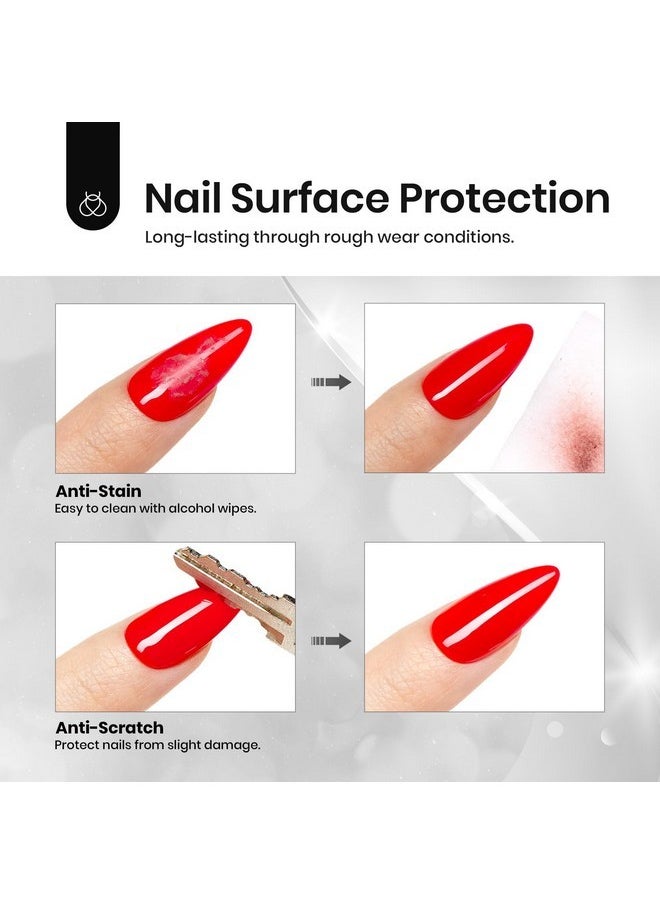 beetles Gel Polish Beetles Upgrade Glossy No Wipe Gel Top Coat, 2Pcs 15Ml Super Shiny Clear Glossy Gel Top Coat, Soak Off Uv Nail Lamp Nail Top Coat Gel Polish Nail Salon Manicure Diy Home Gifts For Women  - Image 2