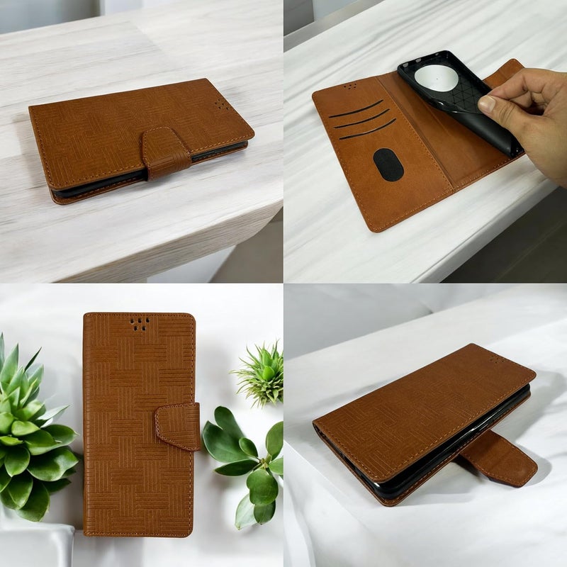 SBMS Flip Cover for Samsung Galaxy A17 5G / Samsung Galaxy F17 5G Back Cover Case with Magnatic Closure | Inbuilt Stand | Card & Money Pocket (MatTen) - Image 5