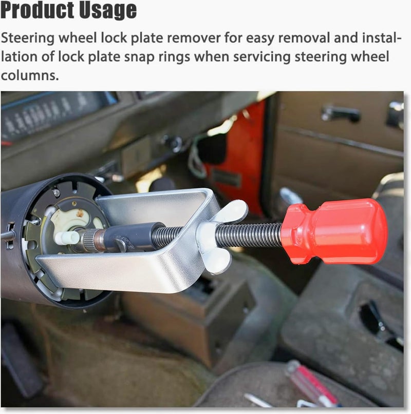 A ABIGAIL Steering Wheel Lock Plate Removal Remover Tool of The Steering Wheel Lock Plate Snap Rings - Image 4