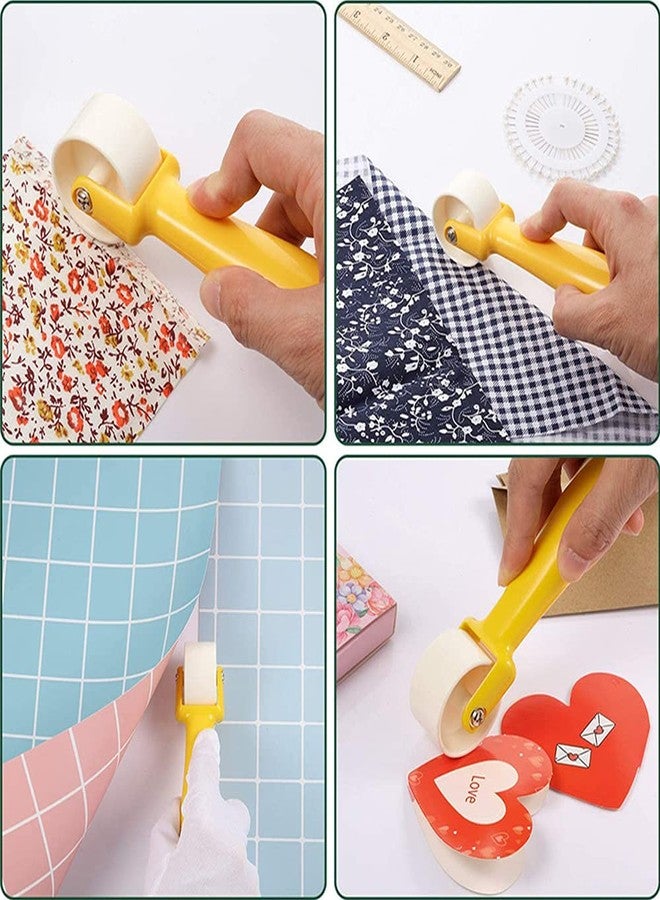 vingol 1 Piece Quilting Seam Roller Sewing Seam Roller Wallpaper Roller with Easy to Grip Handle for Quilting Sewing (#3) - Image 5