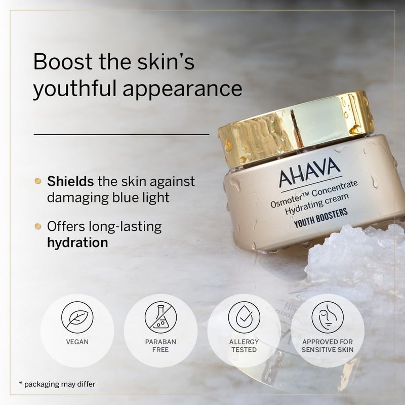 AHAVA Osmoter Concentrate Smoothing Cream - Rich Gel-Cream to Boost Skinâ€™s Youthfulness & Texture, Improves Elasticity & Radiance, Easy Absorption with Exclusive Osmoter X6, & Jojoba Oil, 1.7 Fl.Oz - Image 5