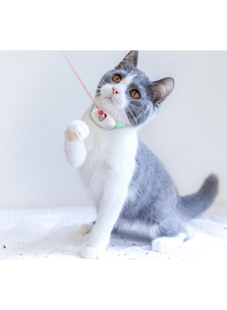 Smart Laser Cat Teasing Collar Automatic Cat Teasing Toy Pet Interactive Boredom - Relieving Supplies - Image 2