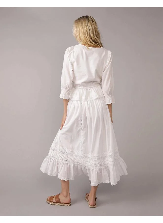 American Eagle AE Bell Sleeve Blouse