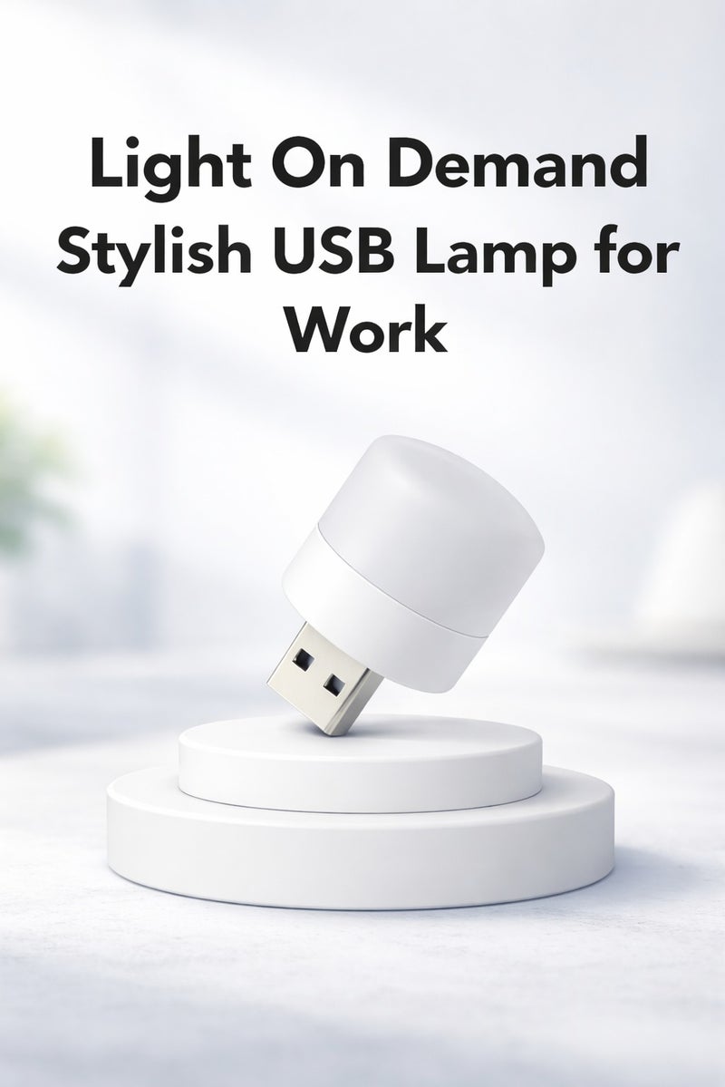 مصباح LED صغير بمنفذ USB - ضوء مكتب مرن وصغير الحجم - Image 1