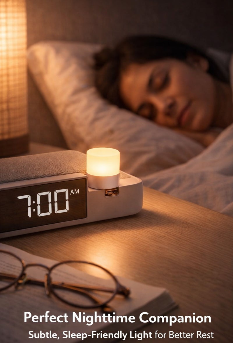 مصباح LED صغير بمنفذ USB - ضوء مكتب مرن وصغير الحجم - Image 4