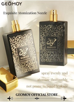 Geomoy Women's Perfume Floral Middle East Fragrance Arab Perfume Long Lasting Strong Fragrance 100ml 3.4oz  - Image 3