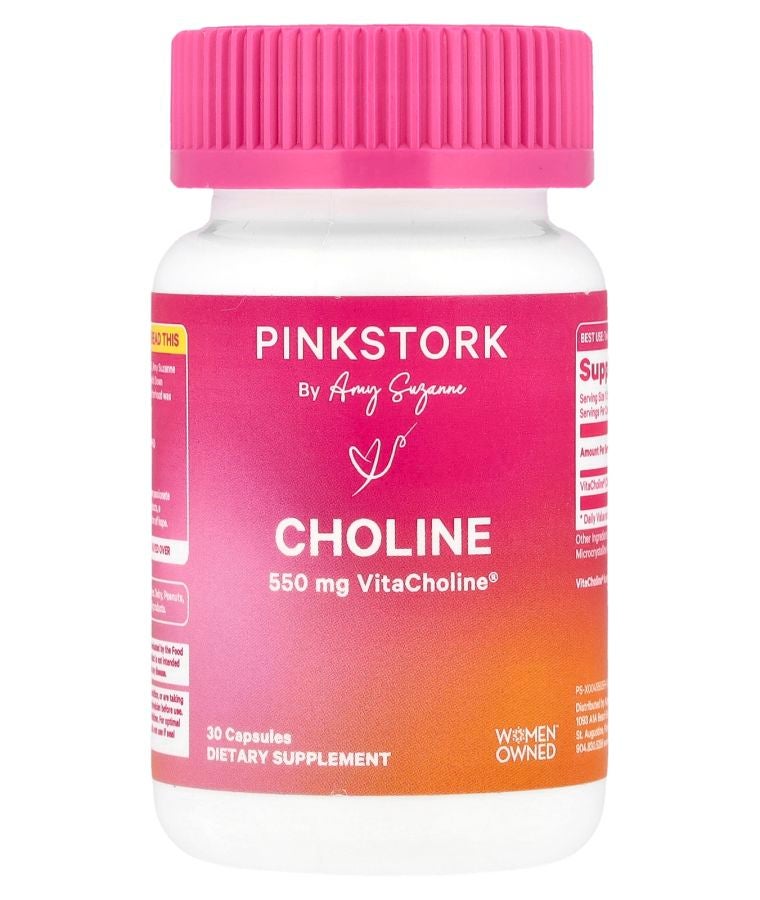 Pink Stork Choline 550 mg 30 Capsules