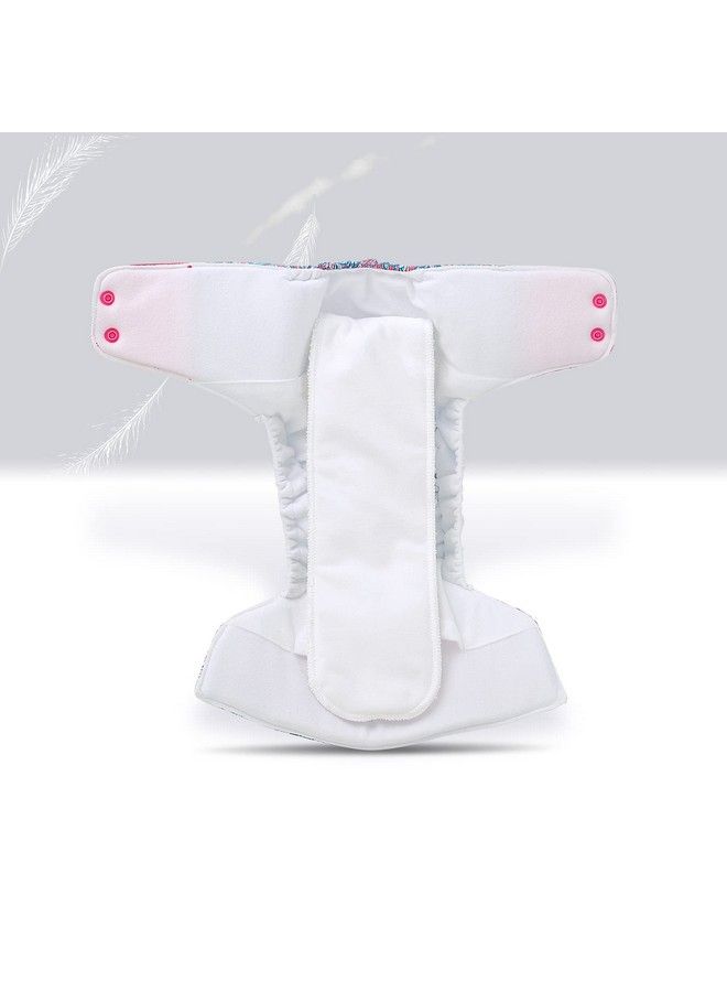 Bumberry Advanced Pocket Diaper 2.0 Combo (636 Months) 5 Piece Pack With 5 Wetfree Inserts (Brush Storke Camo Splatter Baby Giraffe And Catscape) - Image 5