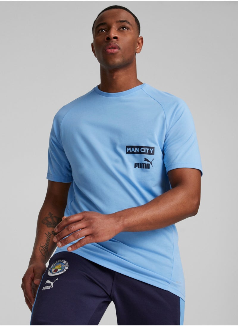 PUMA - Manchester City F.C. Casuals Mens Football T-Shirt - Image 1