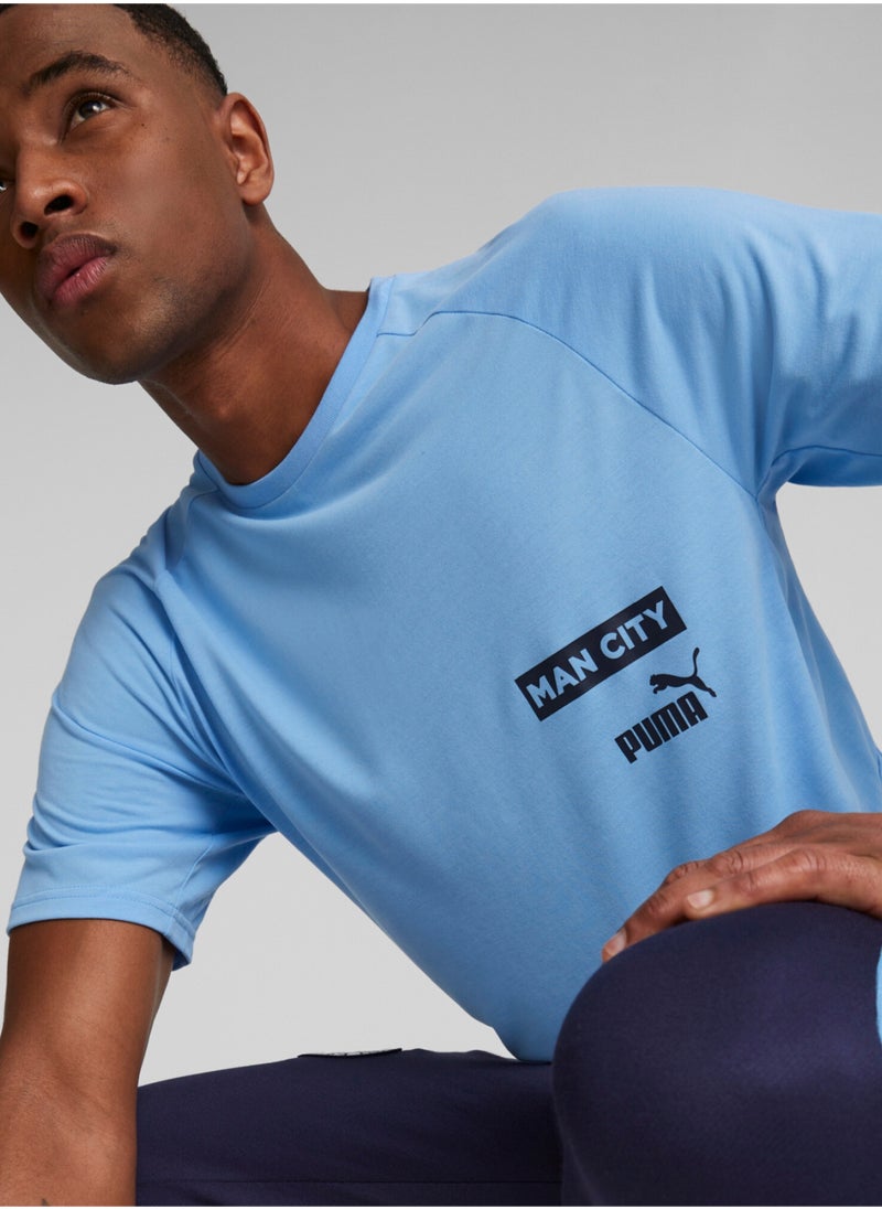 PUMA - Manchester City F.C. Casuals Mens Football T-Shirt - Image 1
