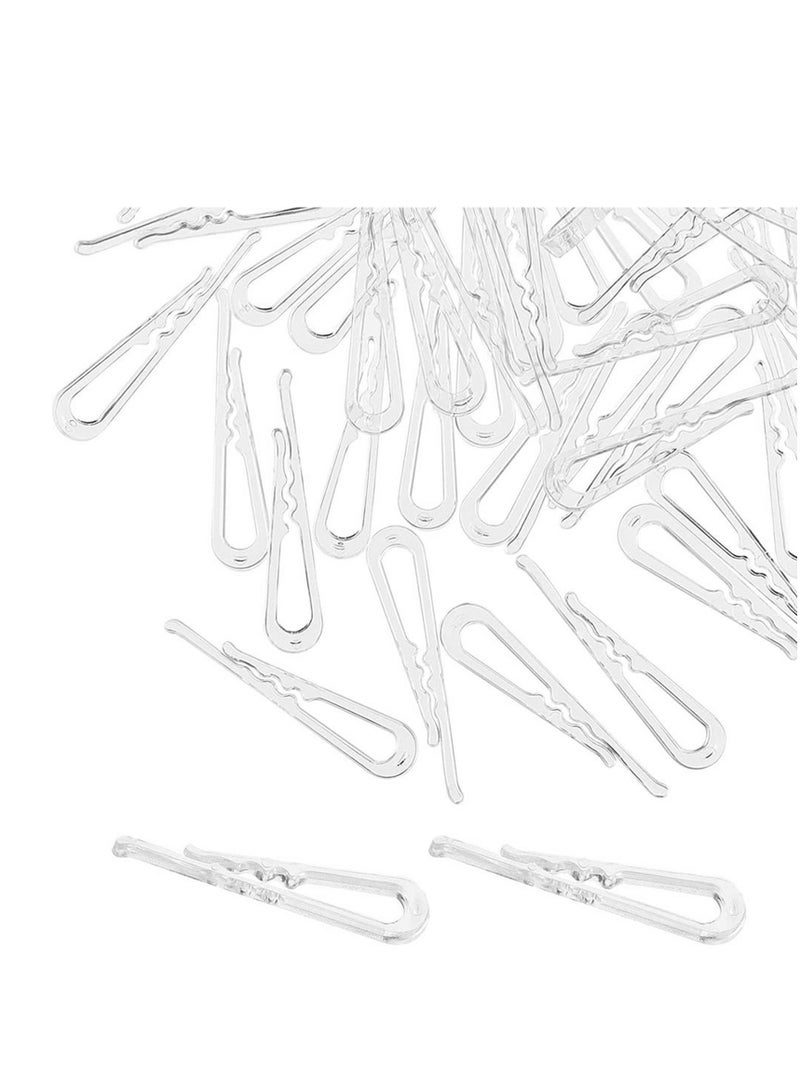 Generic U Shape Clear Shirt Folding Clips, Plastic Alligator Clips with Teeth for Ties Socks Pants and Dress,100Pcs, 50mm/2 Inch  - Image 4