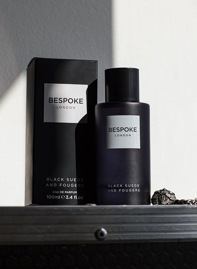 BESPOKE LONDON BESPOKE London Perfume For Men Black Suede & Fougère Eau De Parfum | 100ml | Smooth, Aromatic & Masculine Scent | Long-Lasting, Sophisticated Men's Fragrance | Perfect for Evening Wear & Special Occasions  - Image 2