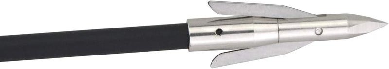SHARROW 6/12 Pcs Archery Bowfishing Broadheads Stainless Steel Arrowhead Arrow Point Hunting Broadheads 288 Grain 2 Blades Screw in Arrow Tips - Image 2