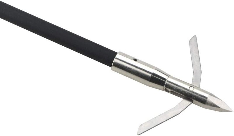 SHARROW 6/12 Pcs Archery Bowfishing Broadheads Stainless Steel Arrowhead Arrow Point Hunting Broadheads 288 Grain 2 Blades Screw in Arrow Tips - Image 3