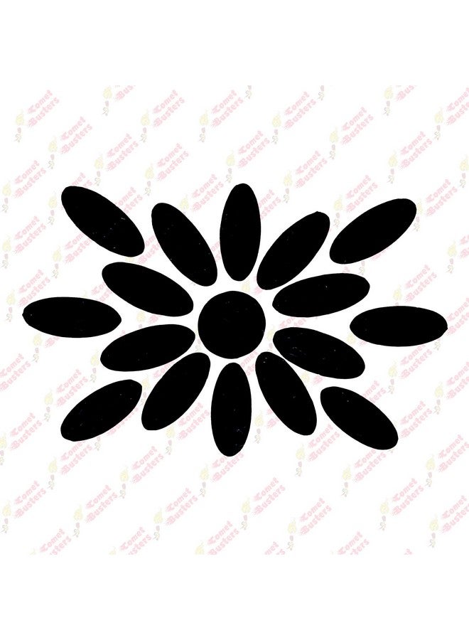 Comet Busters Handcrafted Black Oval Velvet Bindis (BIN1881) (13 mm) - Image 4