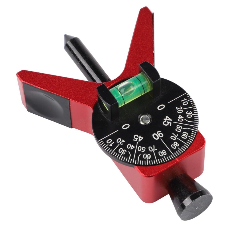 Magnetic Aluminum Pipe Center Finder Tool Adjustable Dial Bubble Protractor For 1 1 2 To 6 Inch Pipes - Image 4