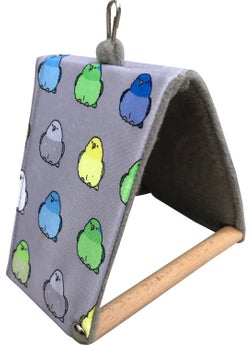 My Bird Friend Forpus Parrot Sleeping Swing Wind-Breaking Tent Swing Gray