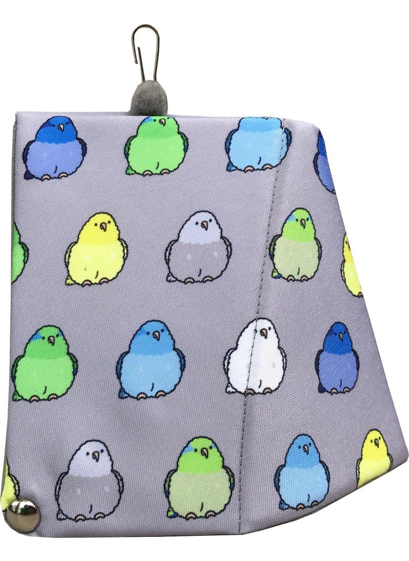 Kuş Arkadaşım - My Bird Friend Forpus Parrot Sleeping Swing Wind-Breaking Tent Swing Gray - Image 1