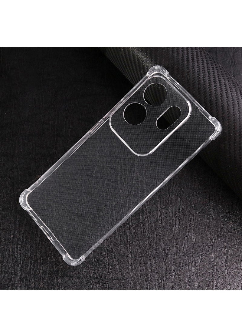 Techie غطاء حماية شفاف بزاوية من TPU لهاتف Infinix Zero 30 4G مع حماية عدسة الكاميرا - Image 4