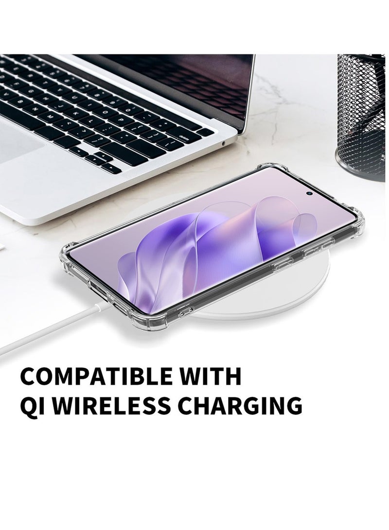 Techie غطاء حماية شفاف بزاوية من TPU لهاتف Infinix Zero 30 4G مع حماية عدسة الكاميرا - Image 3