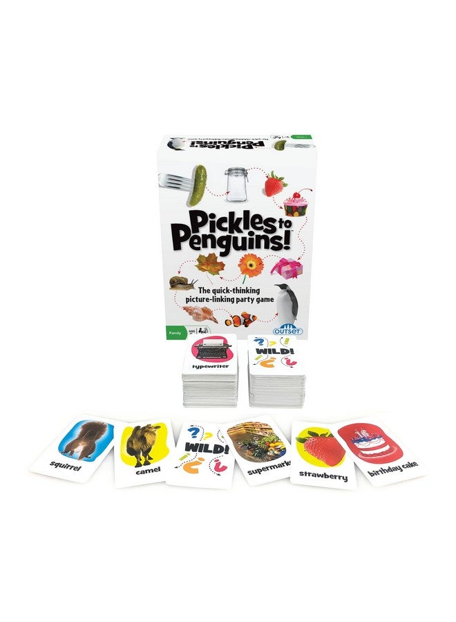 Outset Media Pickles to Penguins! The Quick-Thinking Picture-Linking Party Game - for 2 or More Players Ages 8 and up by Outset - Image 1