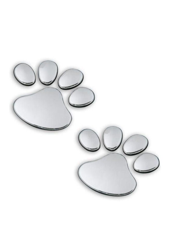 NIBEMINENT 3D Footprint Pattern Car Sticker